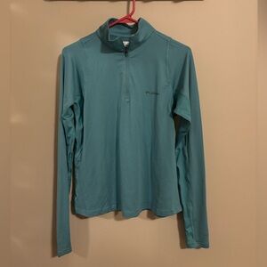 Women’s Blue Columbia Quarter Zip
